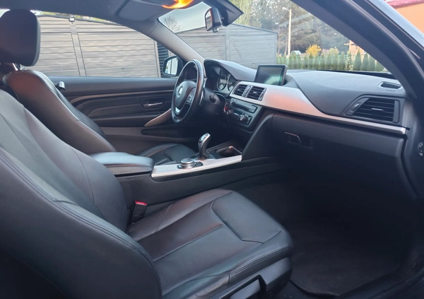 BMW Seria 4 cena 72999 przebieg: 151000, rok produkcji 2015 z Okonek małe 562